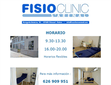 Tablet Screenshot of fisioclinicsarenal.com